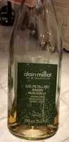 Jus pétillant raisin muscadelle