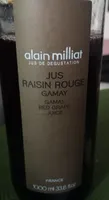 Jus raisin rouge gamay