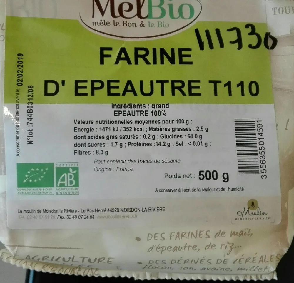 Farine d'épeautre T110