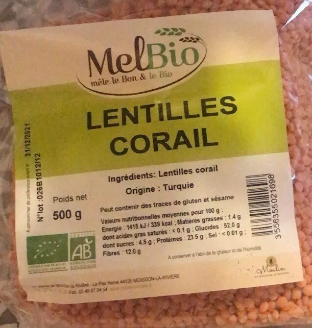 Lentille Corail