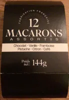 12 MACARONS ASSORTIS