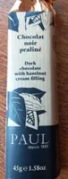 chocolat noir praliné