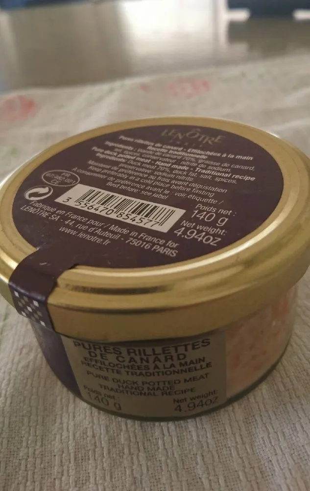 Pures rillettes de canard