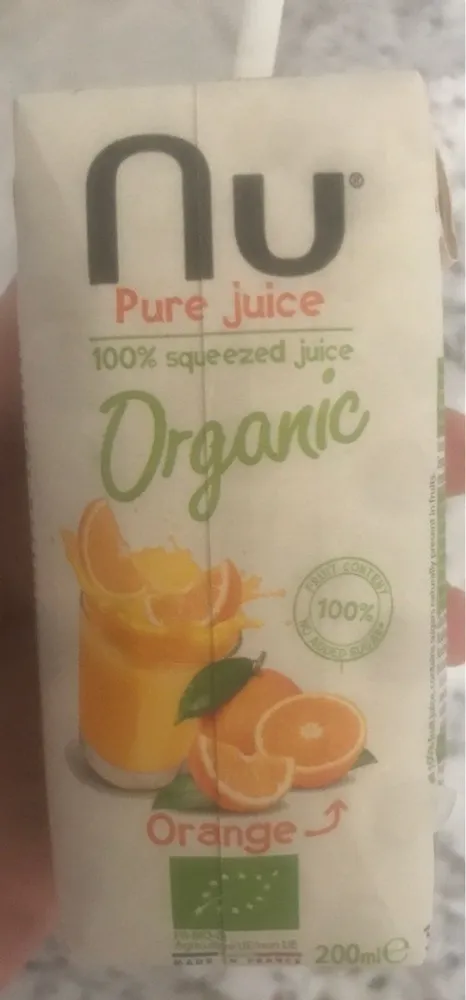 Nu pure juice organic