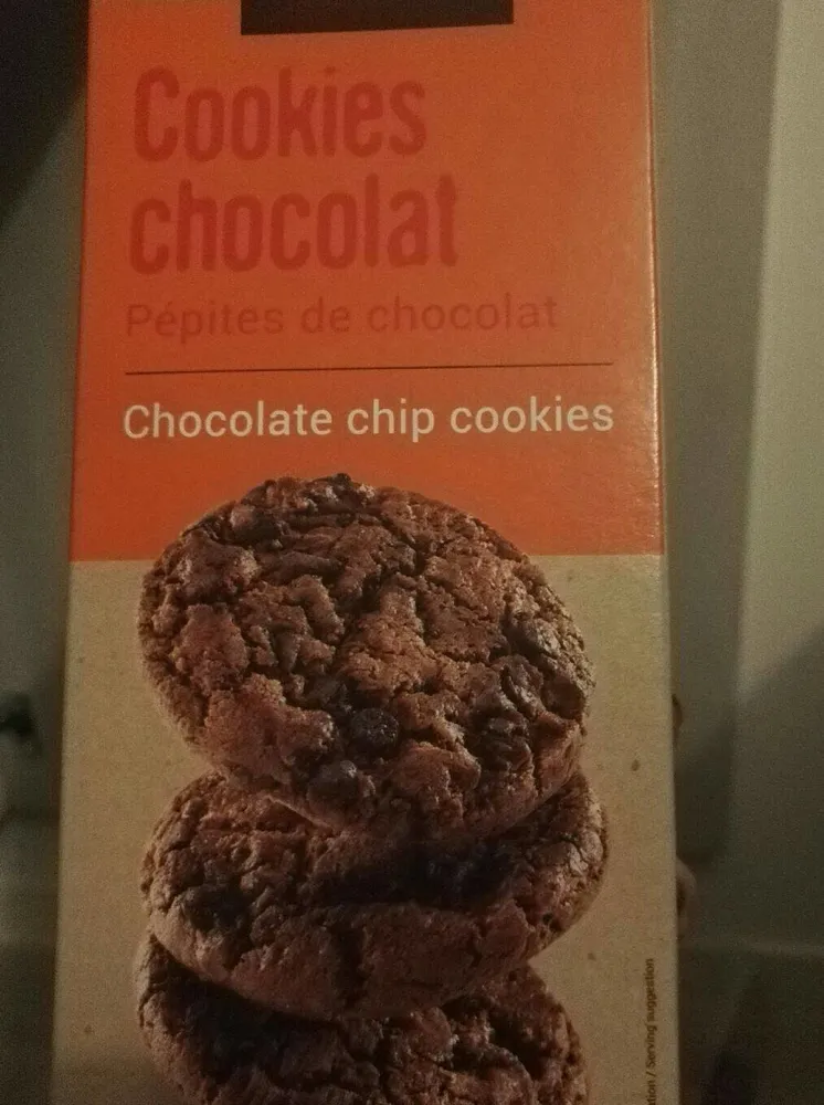 Cookies chocolat pépites de chocolat