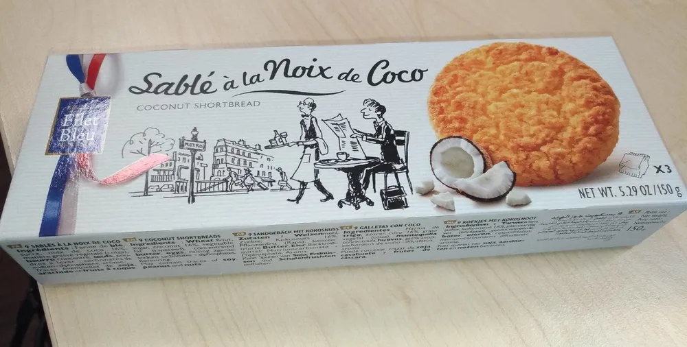 Sablé à la noix de coco