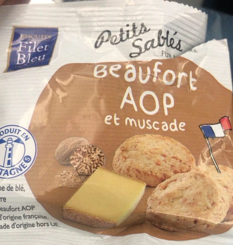 Petits sablés Beaufort AOP et muscade