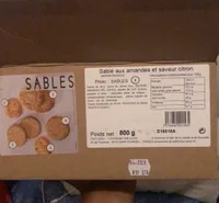 Sable aux amande et saveur citron