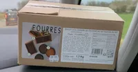 Biscuit avec tablette de chocolat au lait fourree au lait