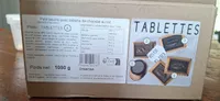 Petit beurre avec tablette de chocolat au lait