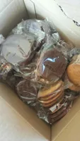 Sablé aux cereales nappé de chocolat lait
