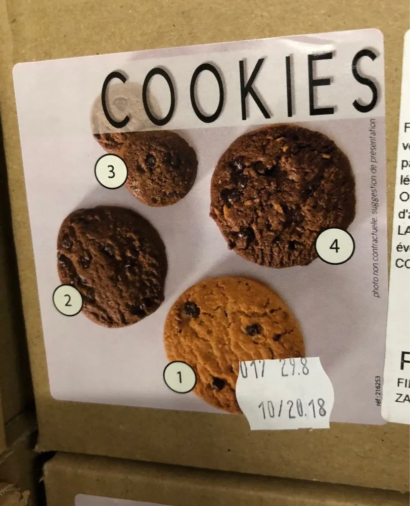 Cookies nougatine