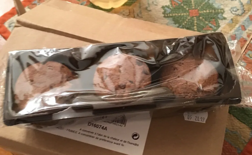 Sablé pépites de chicolat fourrage fruits exotiques