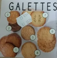 Galettes biscuits sablés au beurre