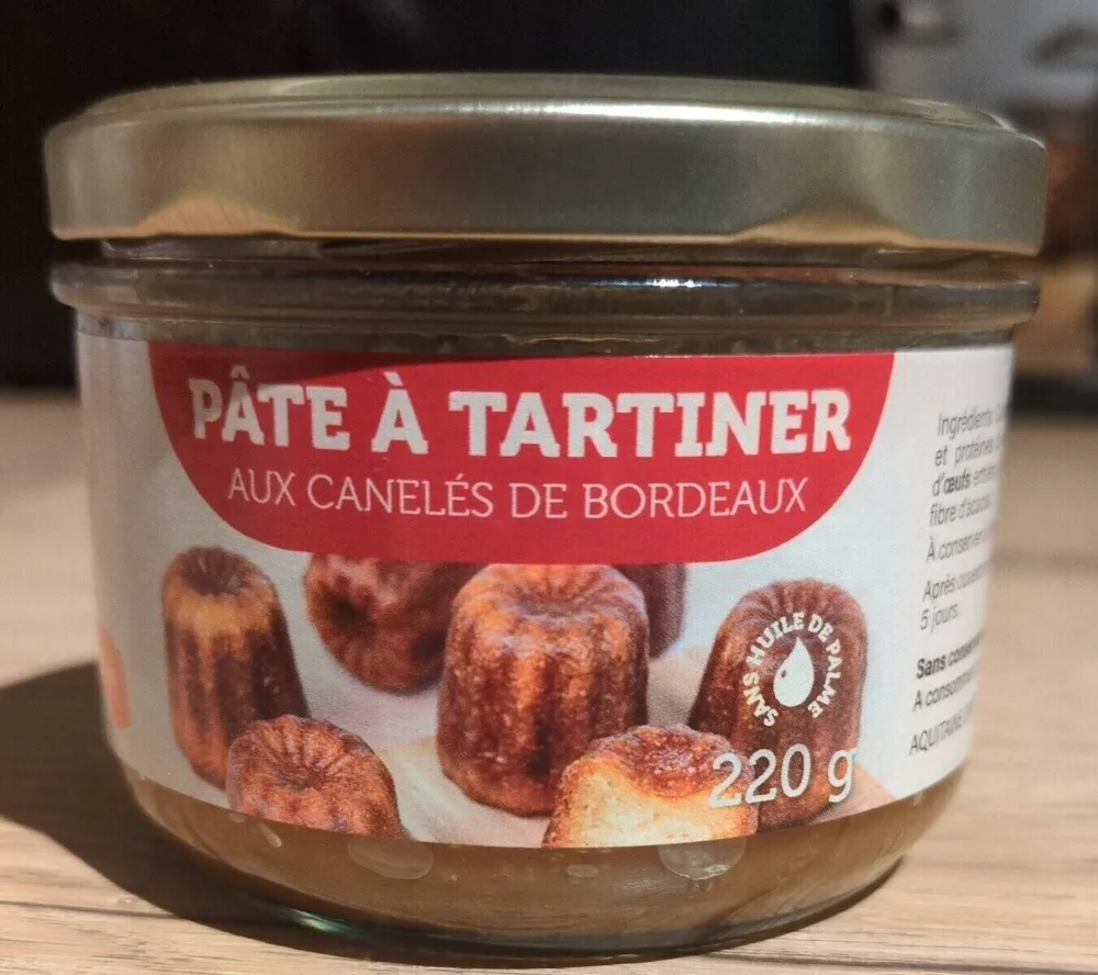 Pâte à tartiner aux canelés de Bordeaux