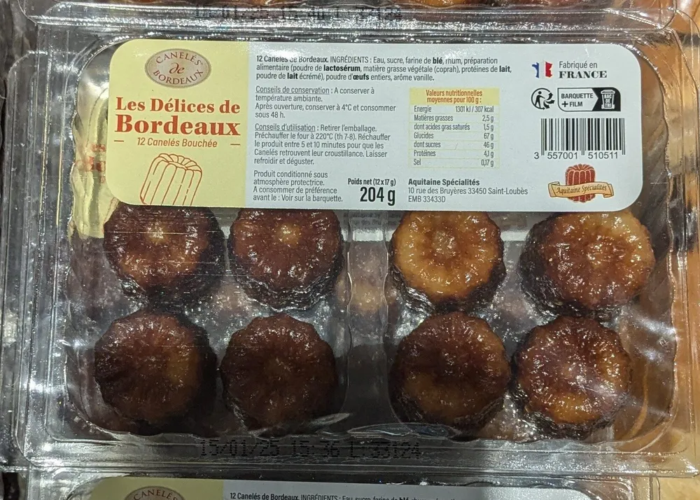 Canelés de Bordeaux