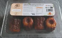 8 canelés Lunch au rhum & à la noix de coco