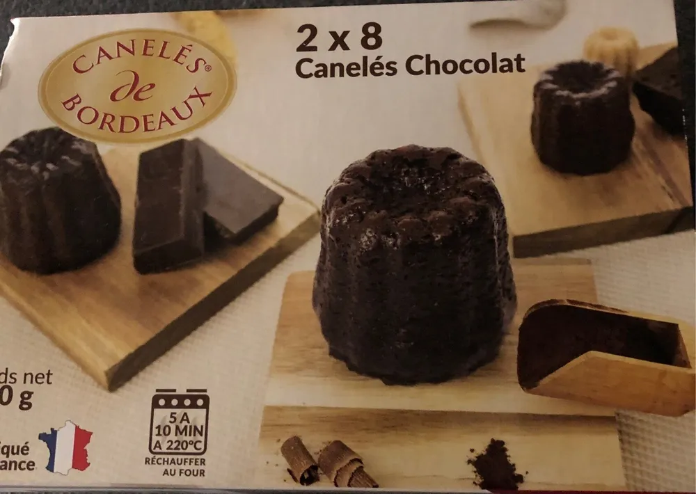 Canelés chocolat