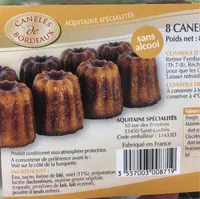 8 Canelés au miel