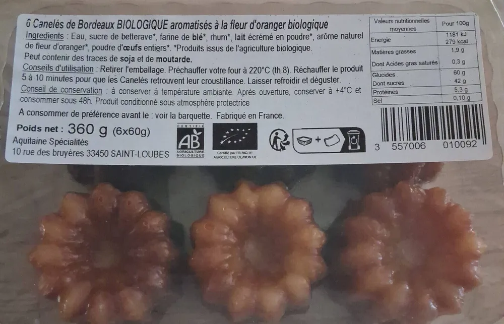 Cannelés de Bordeaux