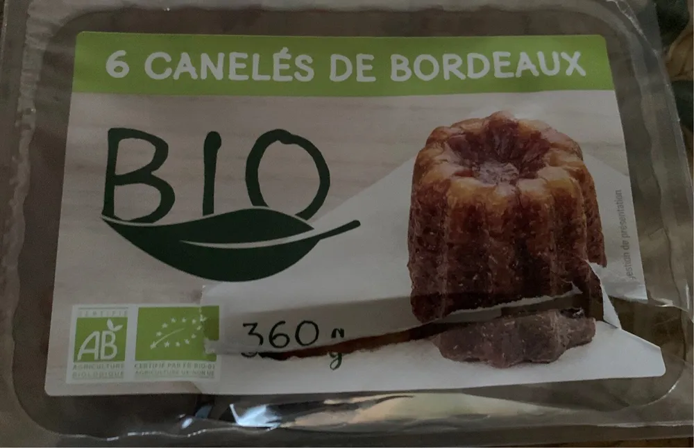 6 Canelés de Bordeaux Bio