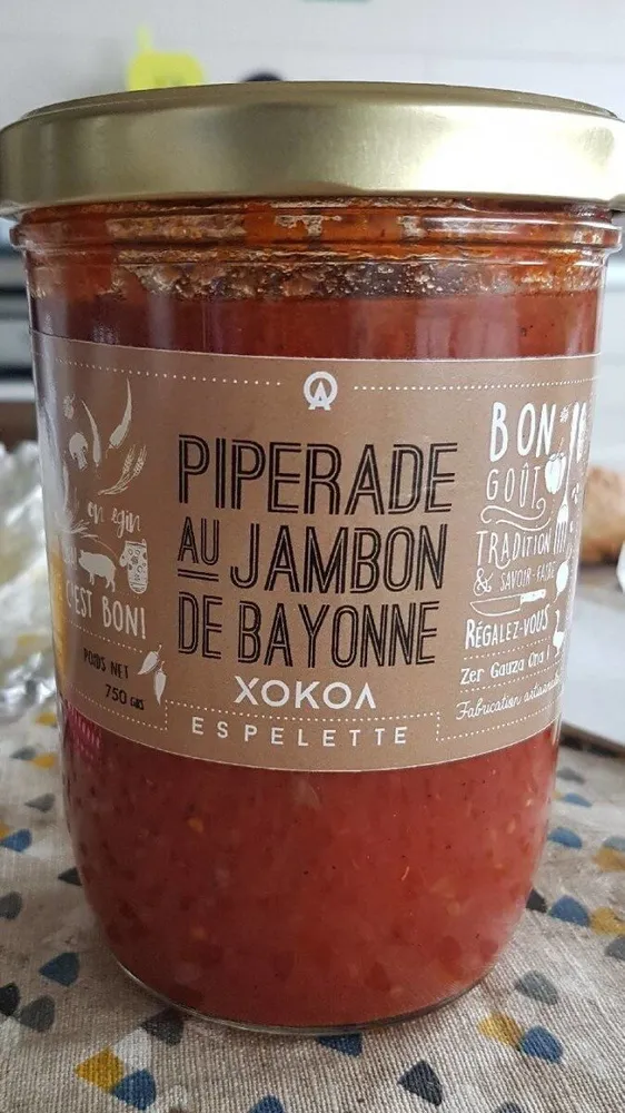 Piperade au jambon de Bayonne