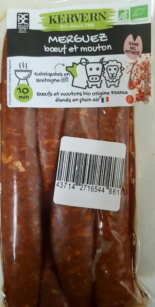 Merguez boeuf et moton