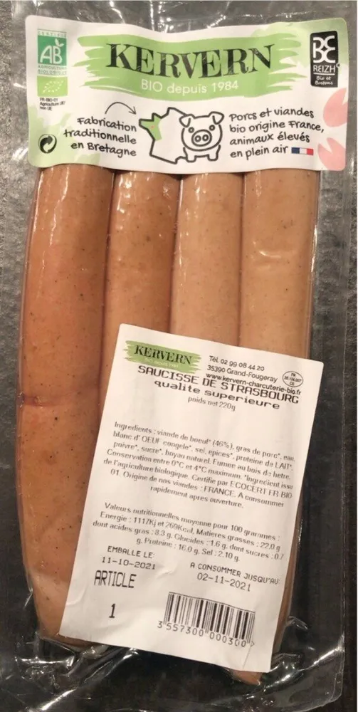 Saucisse de Strasbourg