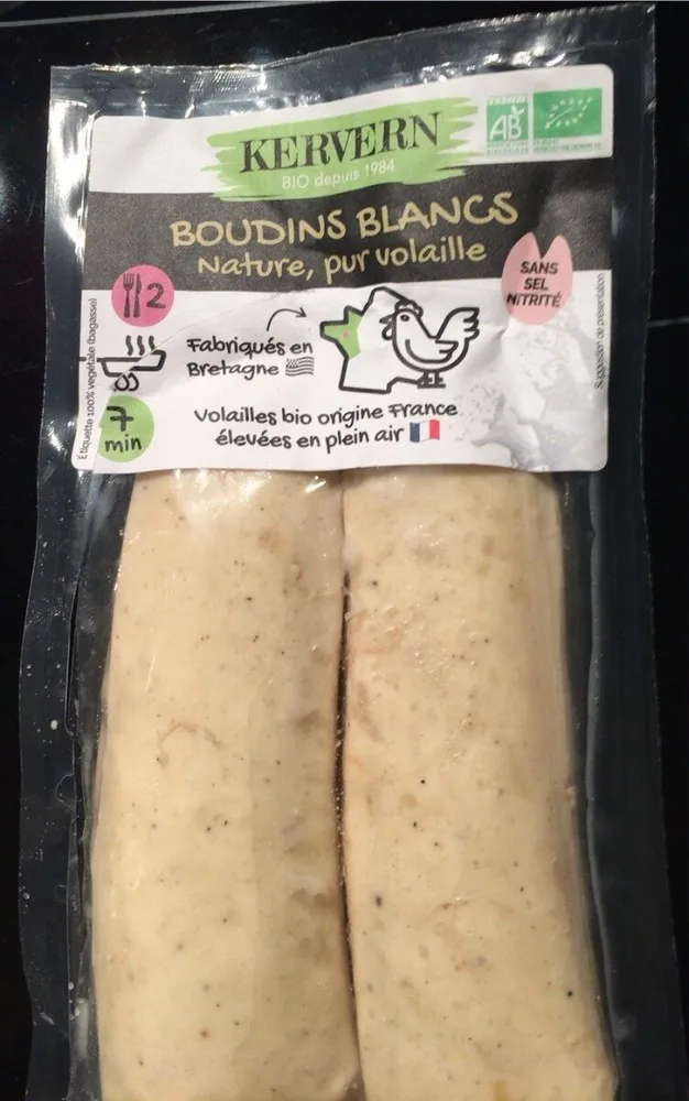Boudin blanc de volailles nature