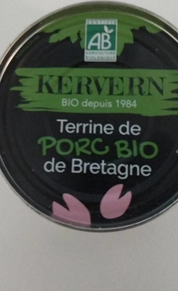 Terrine de porc bio de Bretagne