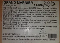 Crème Glacée  -  Grand Marnier