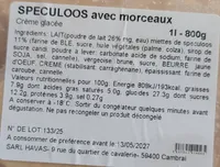 Glace spéculoos