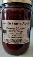 Compotée  pomme-myrtille
