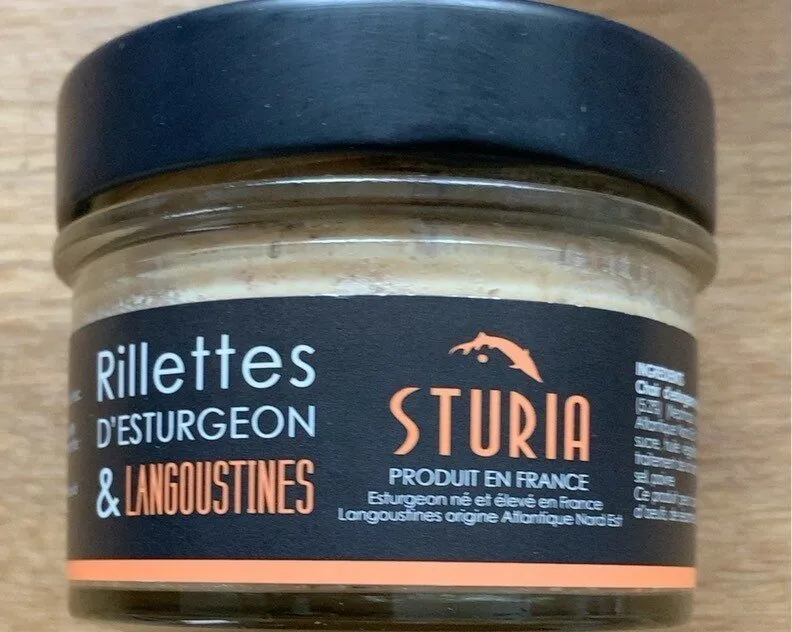 Rillettes d’esturgeon et langoustines