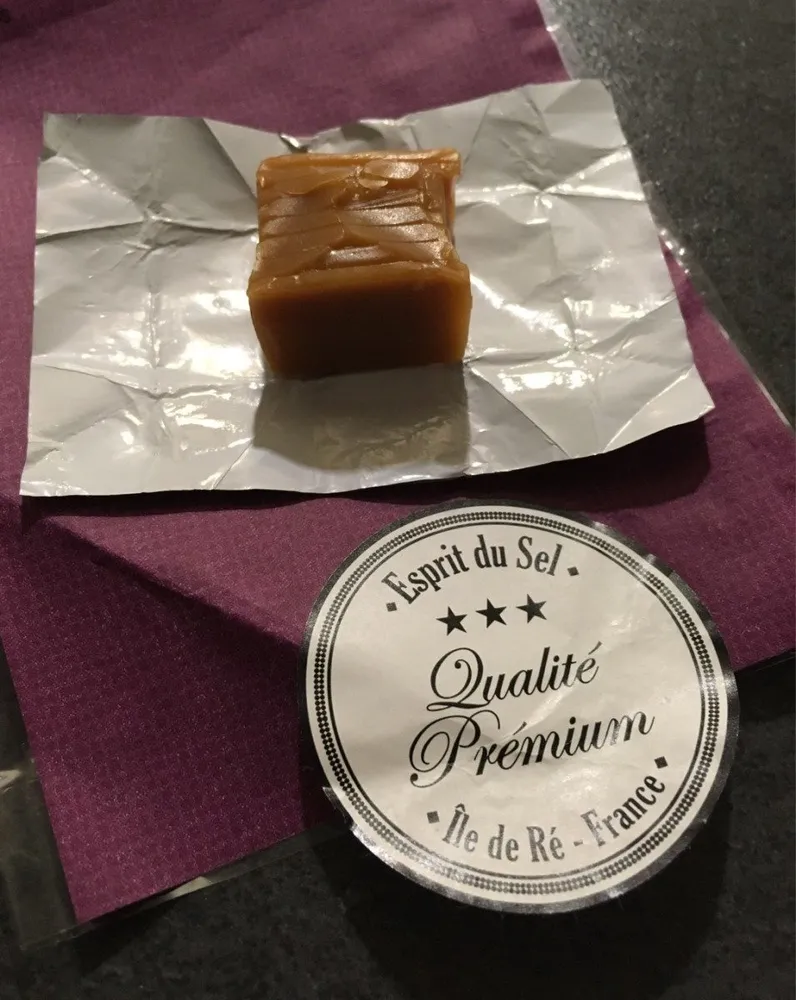 Les fameux caramels à la fleur de sel de l'Ile de Ré