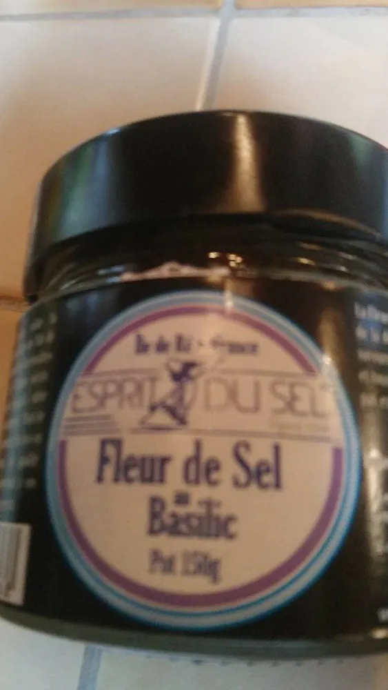 Fleur de sel au basilic