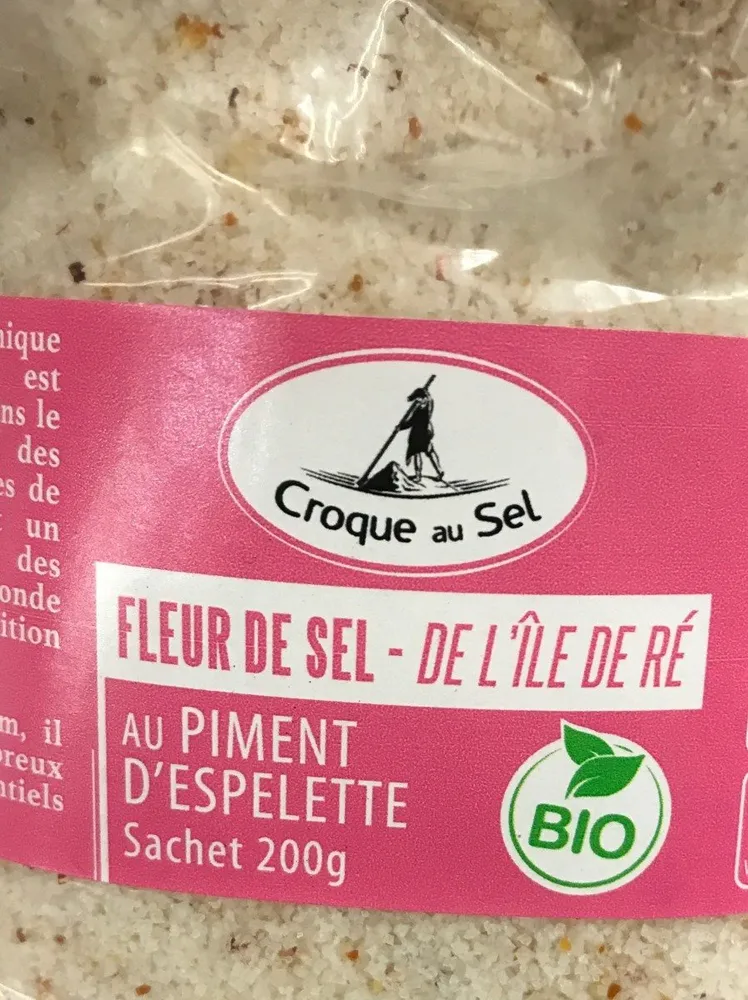 Fleur de sel de l'île de Ré au piment d'Espelette