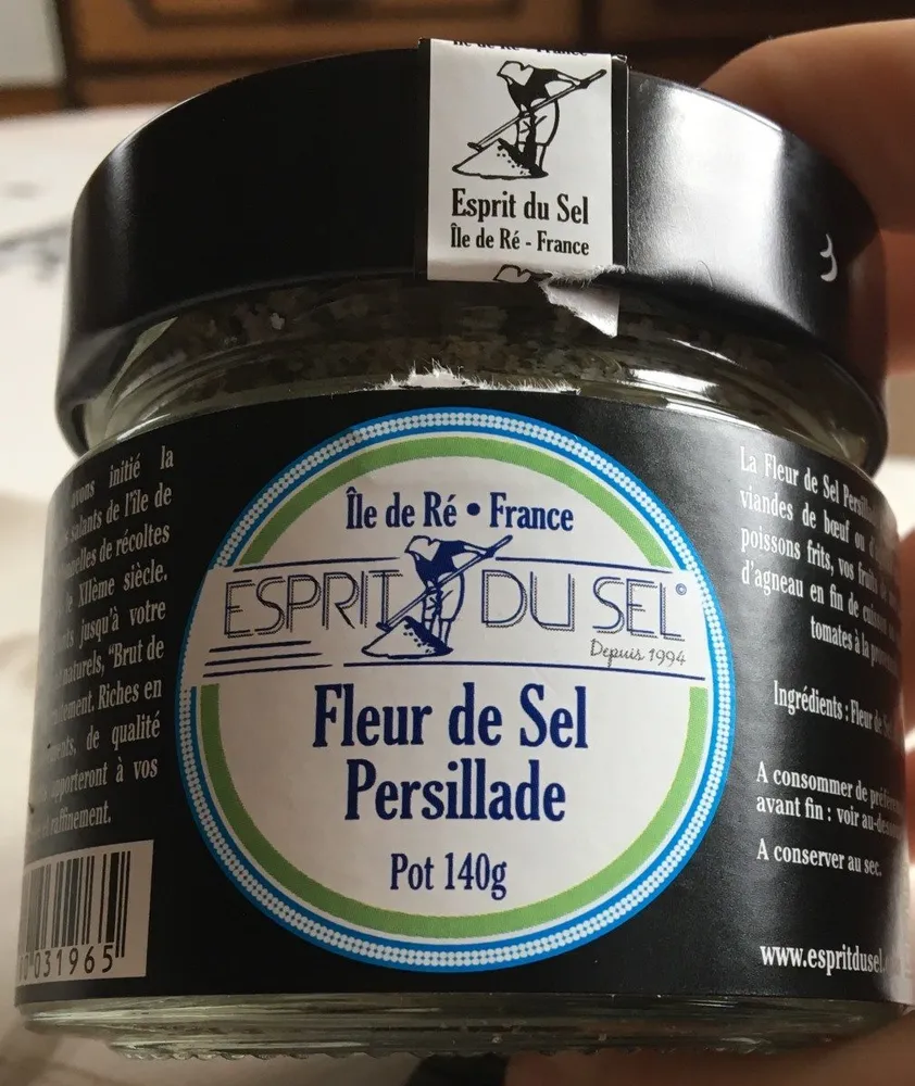 Fleur de sel persillade pot 140g