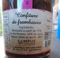 Confiture de framboises