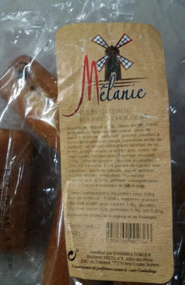 P'tits gâteaux fourrés chocolat