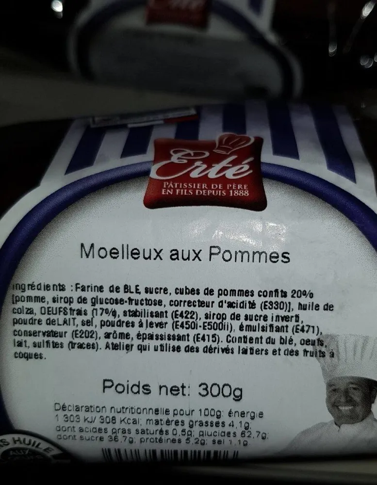 Moelleux aux pommes