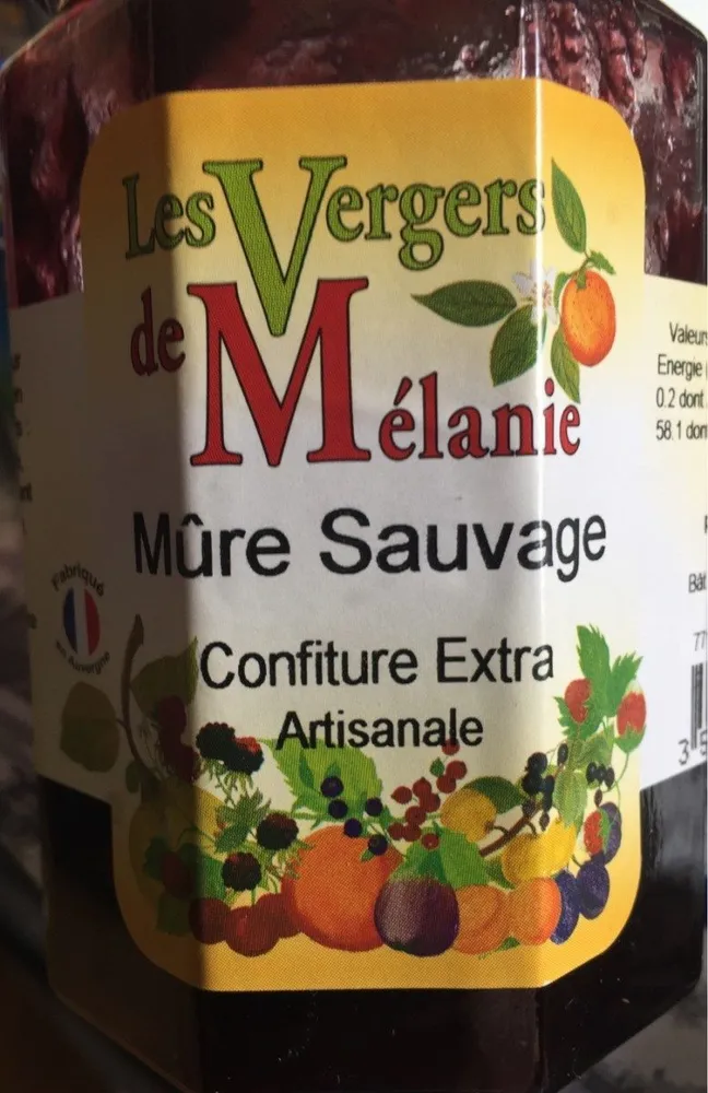 Confiture de mures sauvages