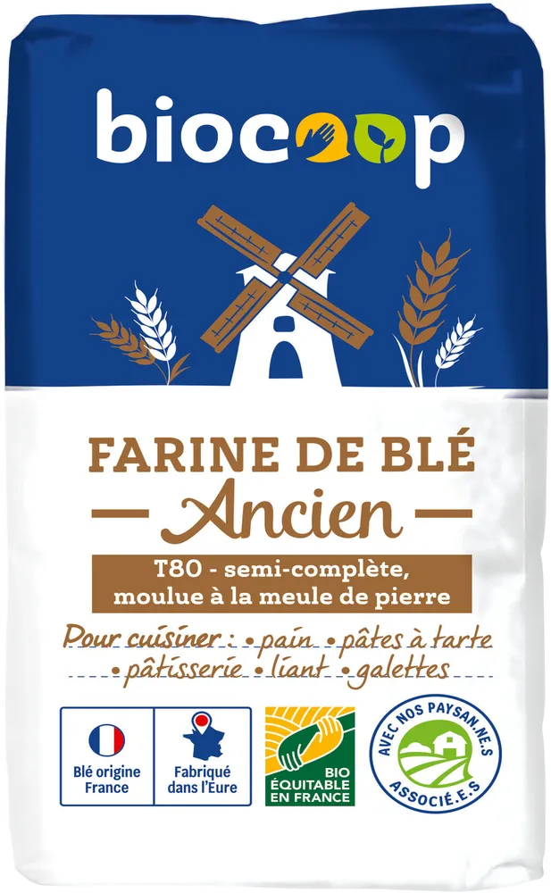 Farine de blé ancien T80