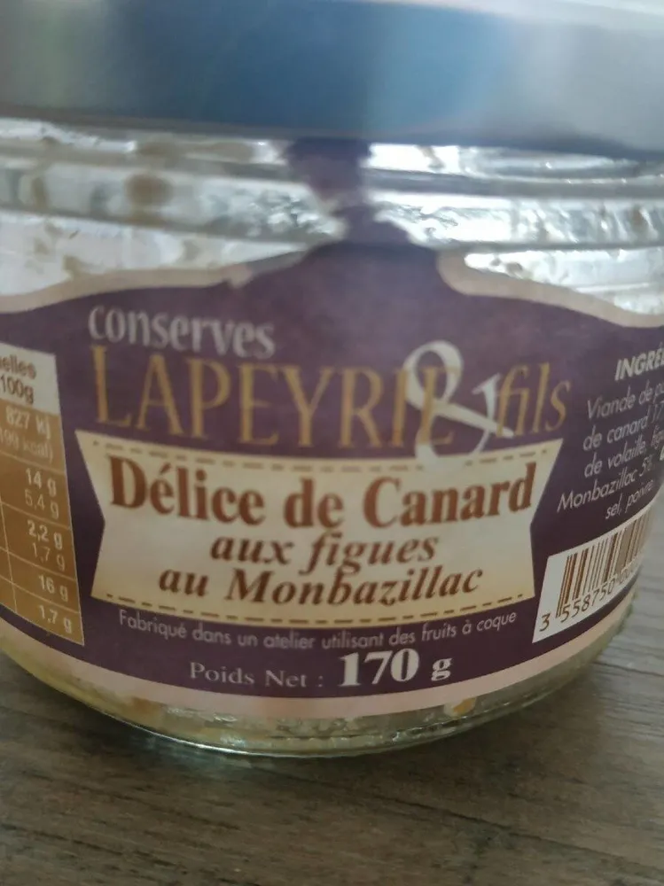 Délice de canard aux figues et au montbazillac