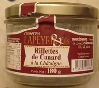 Rillettes de canard à la châtaigne