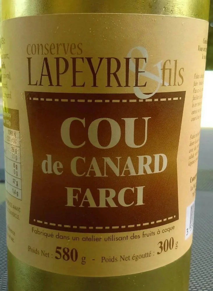 Cou de canard farci