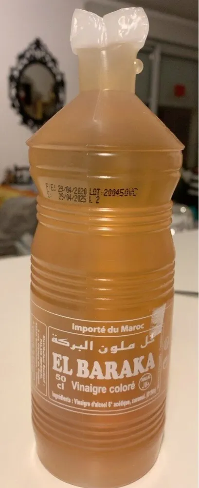 Vinaigre coloré