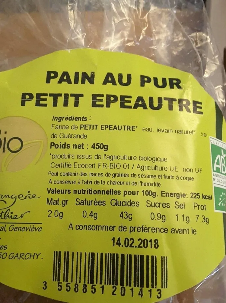 Pain petit epautre
