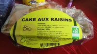 Cake aux raisins