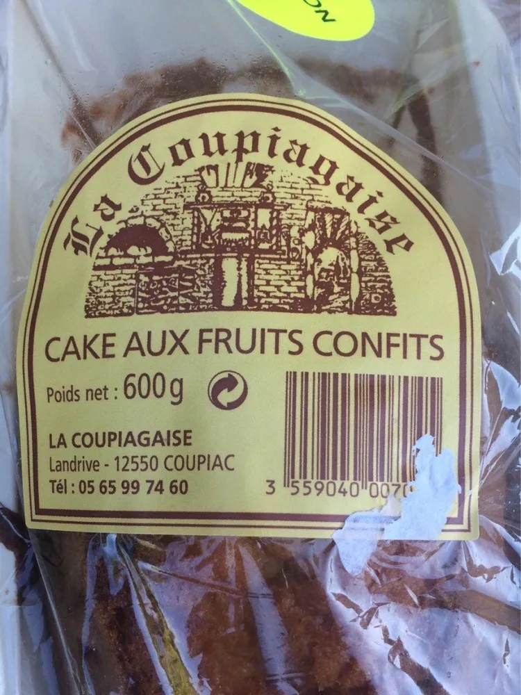 Cake aux fruits confits